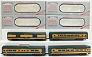 Williams by Bachmann 43053 Great Northern 60' Aluminum Luxury Liner Passenger 4-Car Set