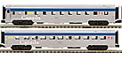 MTH Premier 20-66138 VIA Rail Canada 2-Car 70' Streamlined Sleeper/Diner Passenger Set