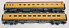 MTH Premier 20-6666 Union Pacific 70' Streamlined Sleeper Diner Passenger 2-Car Add-On Set Smooth Sided