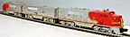 Lionel 2343 Santa Fe F-3 Diesel ABA Engines with Boxes - Postwar - Price Reduced Was $499.00