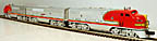 Lionel 6-18130 & 6-18134 Santa Fe 2343 F-3 Diesel ABA Set with TMCC & RailSounds