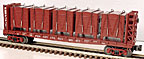 MTH 30-76472 Pennsylvania Flatcar with Bulkheads & LCL Containers
