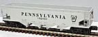 K-Line K623-1896 Pennsylvania Die-Cast 4-Bay Hopper Light Gray