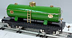 Lionel 215 Oil Tank Car Pea Green Standard Gauge Prewar Lionel 215 Oil Tank Car Pea Green Standard Gauge Prewar