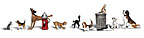 Woodland Scenics A2725 Dogs & Cats Figures O-Scale Woodland Scenics A2725 Dogs & Cats Figures O-Scale
