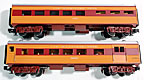 MTH 30-6091 Milwaukee Road 2-Car Streamlined Passenger Add-On Set MTH 30-6091 Milwaukee Road 2-Car Streamlined Passenger Add-On Set