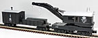MTH 30-7910, 30-7912 New York Central Operating Crane and Crane Tender
