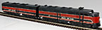 Marx #99 Rock Island Diesel A-B Units Locomotives