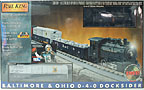 MTH 30-4026-0 Baltimore & Ohio 0-4-0 Docksider Steam Freight O-Gauge Train Set