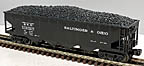 MTH 30-8001 B&O Hopper w/Coal Load Die-cast