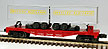 Lionel 6-19404 Western Maryland Flatcar with Trailers Lionel 6-19404 Western Maryland Flatcar with Trailers