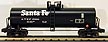 Lionel 6-17900 Santa Fe Uni-Body Tank Car Std. "O" Scale Lionel 6-17900 Santa Fe Uni-Body Tank Car Std. "O" Scale