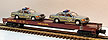 MTH Premier 20-98488 Ohio Central Flatcar with Two Ohio State Highway Patrol Cars