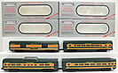 Williams by Bachmann 43053 Great Northern 60' Aluminum Luxury Liner Passenger 4-Car Set Williams by Bachmann 43053 Great Northern 60' Aluminum Luxury Liner Passenger 4-Car Set