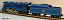 Lionel 6-8801, 6-9536, 6-9537, 6-9538, 6-9539, 6-9540 Blue Comet Steam Engine and Passenger Car Set