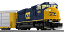 Lionel 6-11180 CSX Motor City Express Auto Carrier Train Set with CSX SD-80MAC Diesel Locomotive with Legacy Control