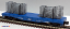 Lionel 6-17533 Ford Trailer Train Flatcar with Auto Frames Std. O