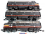 MTH 20-2552-1 Southern Pacific F-7 ABA Diesel Engine Set ProtoSound 2.0 (3-Volt)